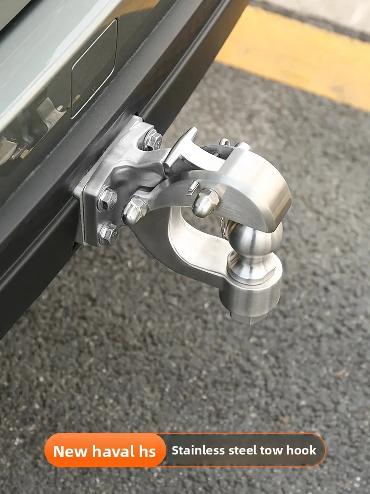 Stainless steel trailer hook For Great Wall Haval H5 2023 2024 2025 2026 Cover Sticker Accessories