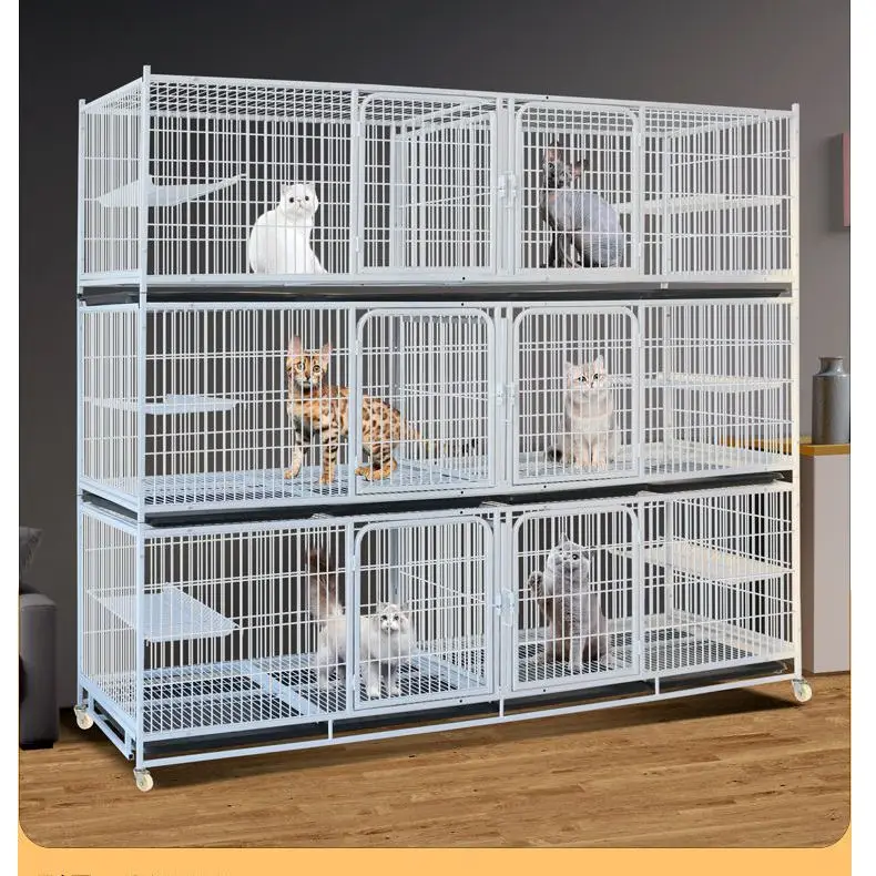 

breeding cage household with partition three-layer breeding cage cat house pet store foster cage pigeon