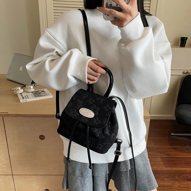 

Casual Handheld Women's Bapa 2025 New Spring Summer Faionable All-Match Double oulder Bag for Work Outdoor Travel
