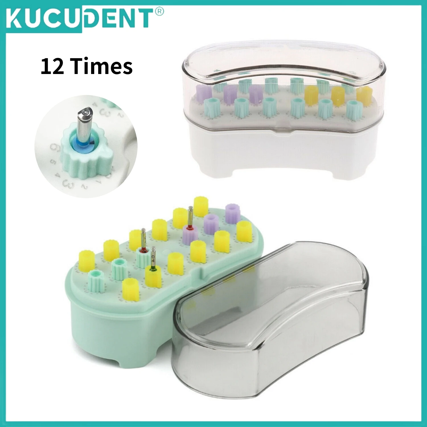 

18 Holes Dental Endo File Holders Endodontic Root Canal Disinfection Box Dentistry Counting Sterilization Case Autoclavable