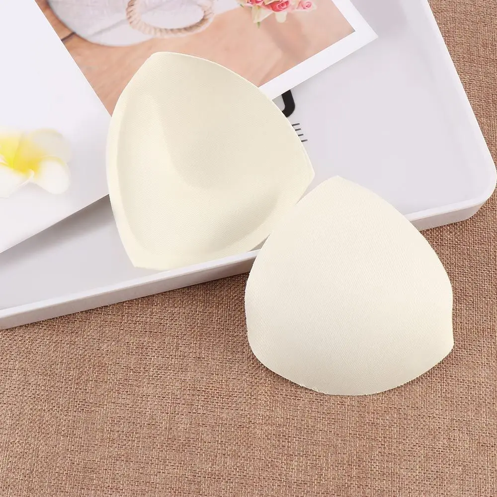 Gathered Incrassation Breast Padding Sponge Women Bikini Swimsuit Enhancer Bra