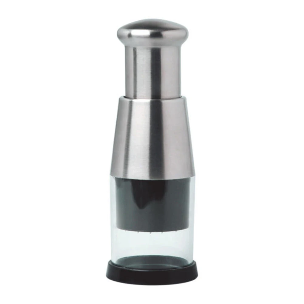 Stainless Steel Garlic Chopper Manual Press Garlic Crusher Kitchen Food Processor Vegetable Slicer For Garlic Onion Peppers Herb