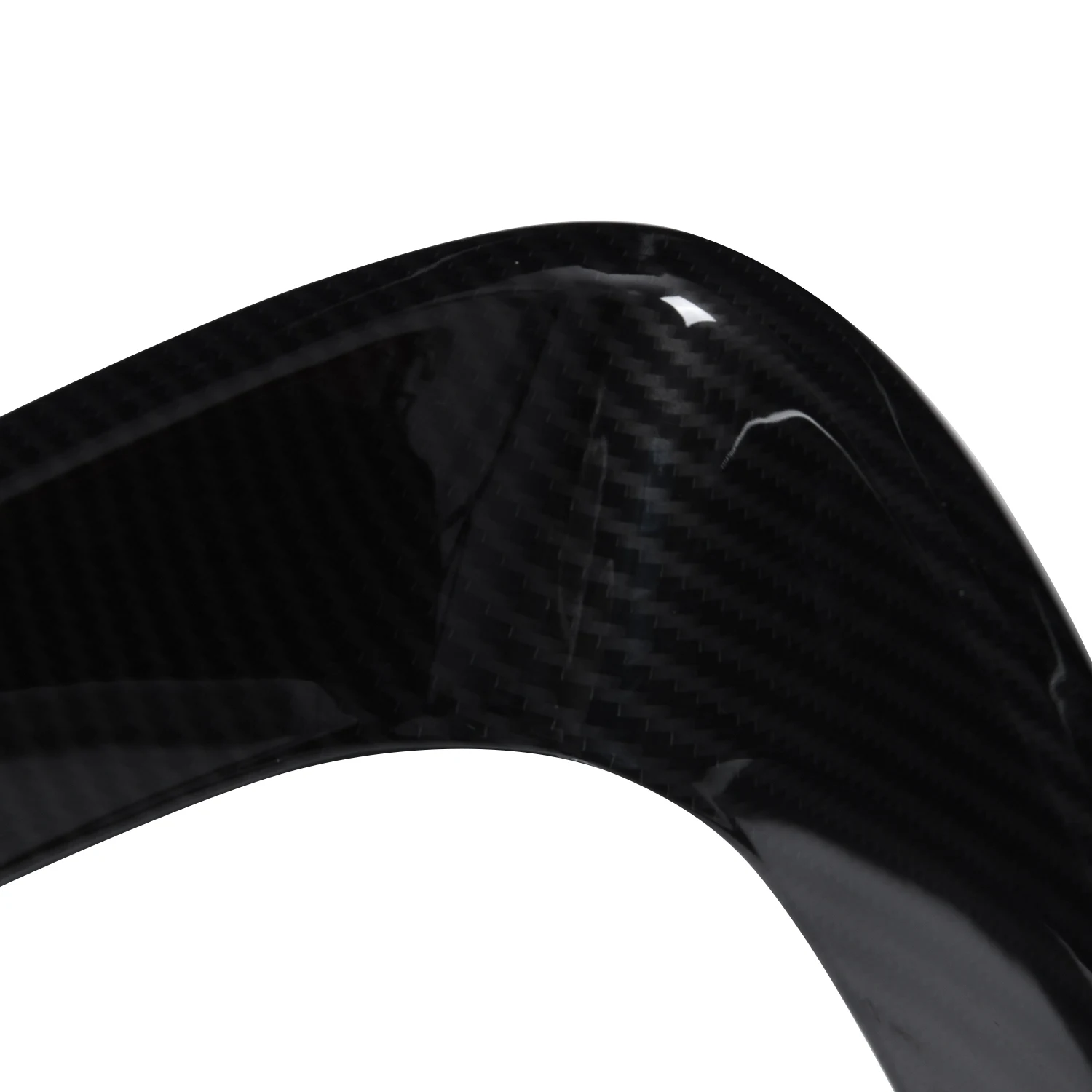 WF-Carbon Fiber Style Abs Plastic Front Grill Decoration Frame Trim For Alfa Romeo Stelvio 2017 2018 Parts 2Pcs