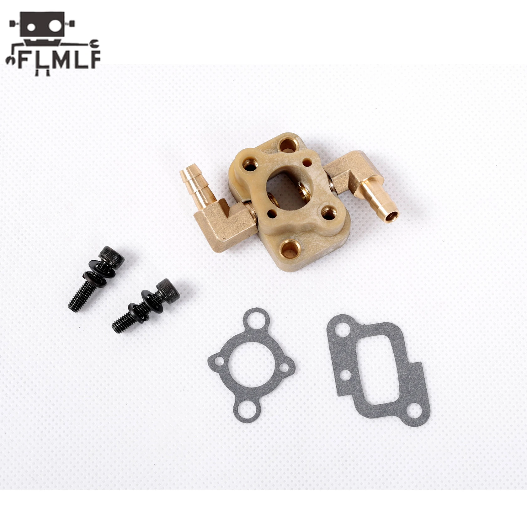 RCガソリンカー23CC〜45CCブースターポンプまたはインテークマニホールドセット（1/5 HPI Rofun Km Rovan Baja Losi 5ive-T DBXL FG Redcatトラックパーツ用）