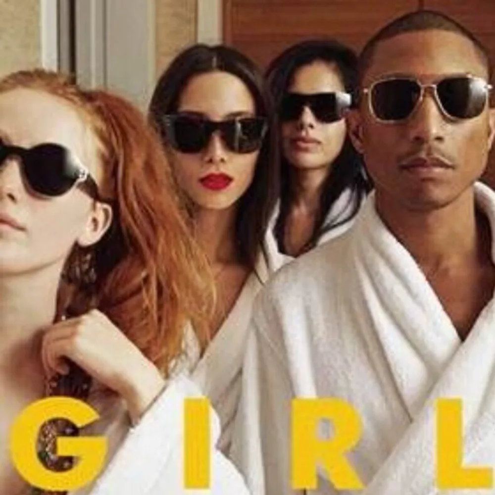Pharrell Williams Girl Album CD con testi Libro Collezione Western Pop Funk
