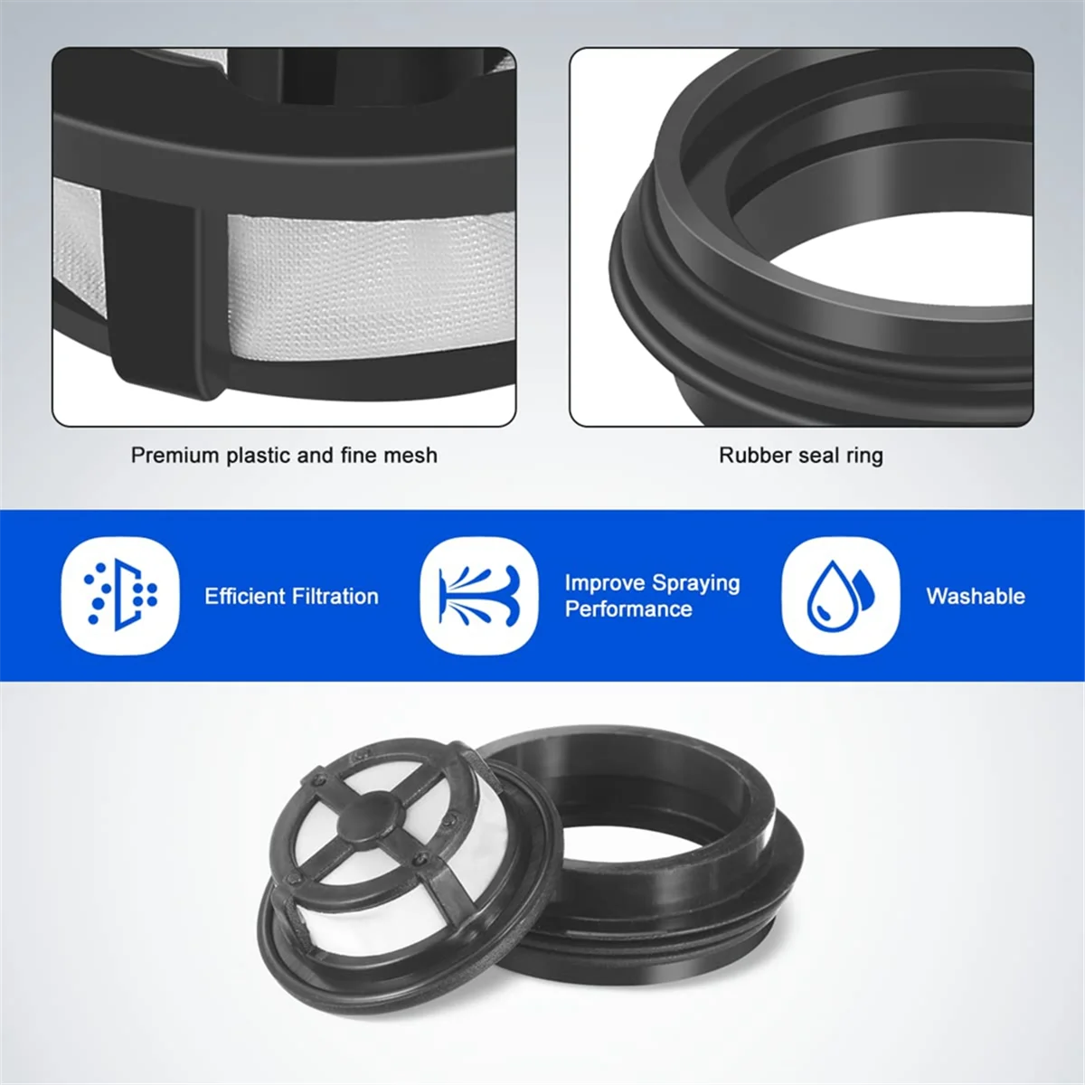 Replacement Water Tank Filter for IRobot Braava Jet M6 (6110) (6012) (6112) (6113) Robot Mop Replace Part 4650144