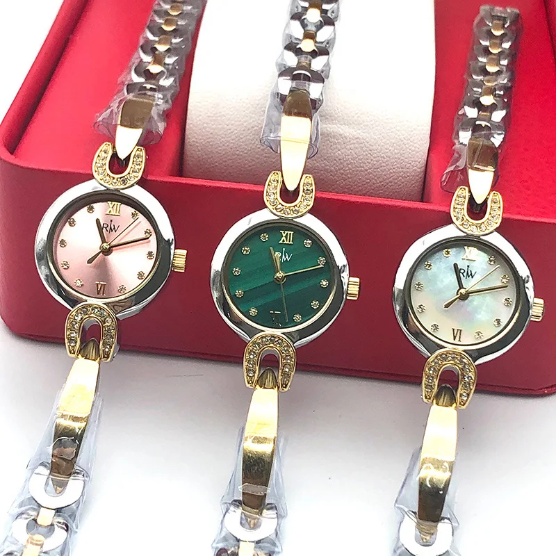 Reloj de pulsera ligero de lujo para mujer, reloj de cintura pequeña con temperamento Simple, nuevo, a la moda, 2024