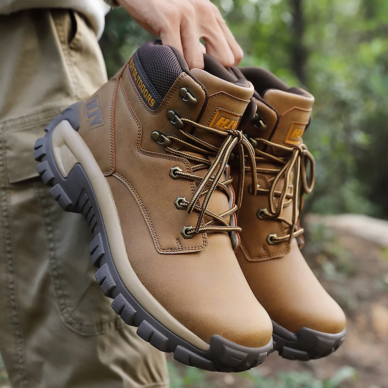 Classic Brand Comfortable Mid-Top Mountain Climbing Shoe Autumn/Winter Outdoor Hiking Shoe Top Quality Wearable Trekking Boots
