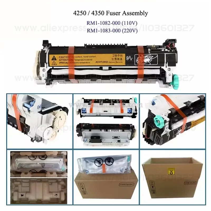 Imagem -06 - Fusor para hp 4200 Peças Originais Rm11043000cn Rm1-1044-000cn Rm1-0013-000cn Rm1-0014-000cn Rm1-0101 Rm1-0102 4300 M4345 Unidade do