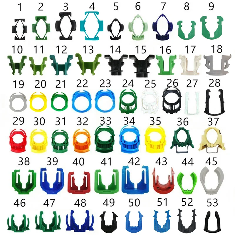 

6.30 7.89 9.49 9.89mm fuel line quick connector plastic cip lock button for car 5pcs a lot