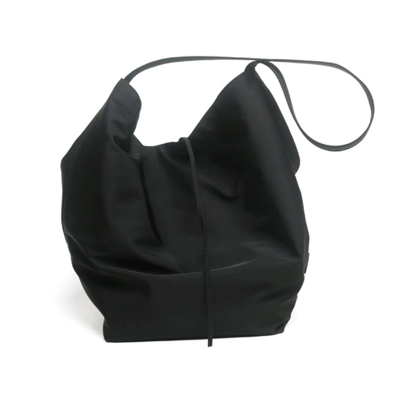 

Women Tote Bag Japanese Style Oxford Canvas Bag Black Single Shoulder Bag Colleage School Bag Leisure ToTes