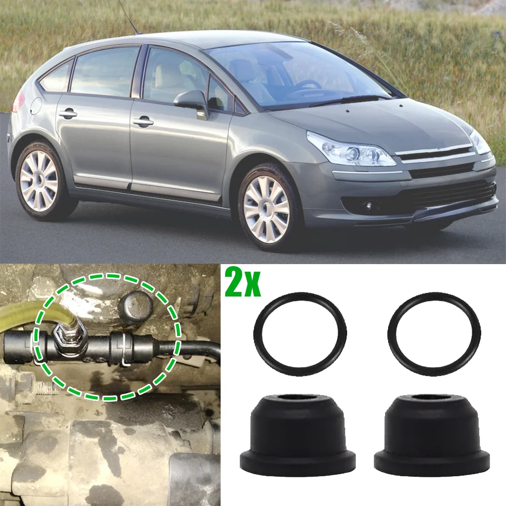 2Sets Car Clutch Master Cylinder Gasket Seal Repair Kit 1K0798741 02F141143A For Citroen C4 2004 2005 2006 2007 2008 2009 2010