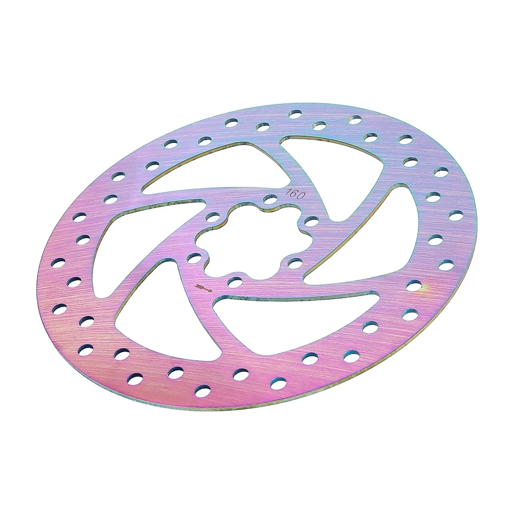 160mm Six Hole Metal Brake Disc 6 Screws For Kukirin G2 For G3 G4 Electric Scooter High Heat Dissipation Stopping Power Parts