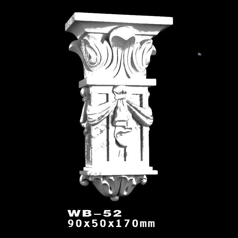 PU beam support elephant trunk beam head column European carved decorative building materials _ exquisite beam support