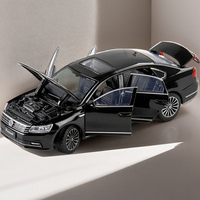 1:32 VW Passat 380 TSI Alloy Car Model Diecast Metal Toy Car Vehicles Model High Simulation Sound and Light Collection Kids Gift