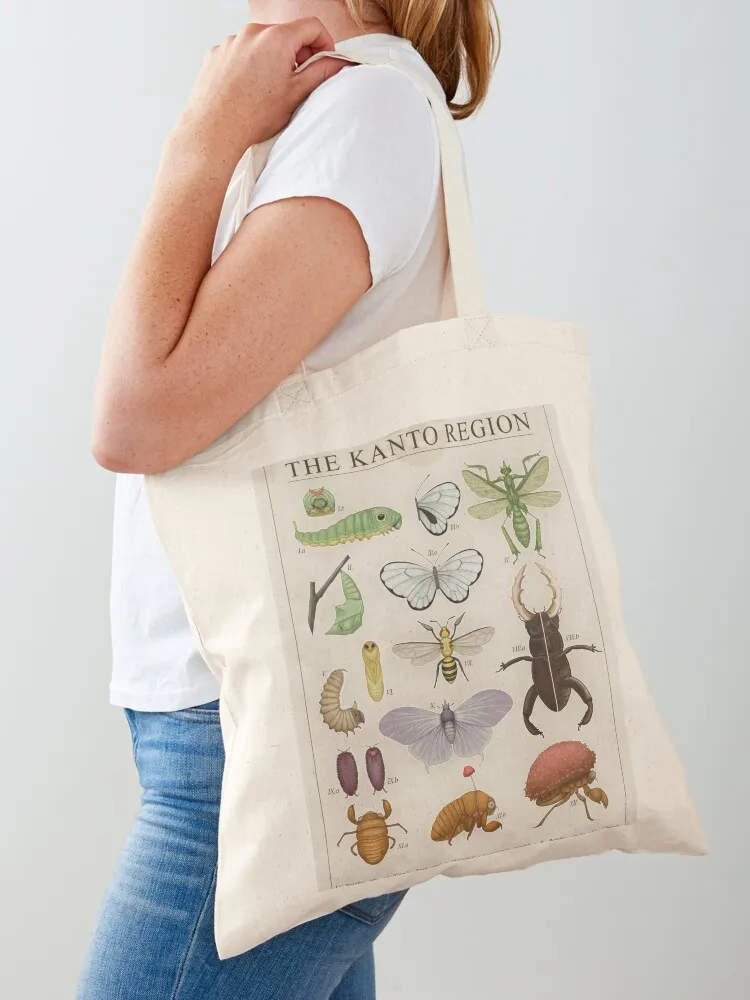 Insects from the Kanto Region Tote Bag Beach bag Canvas stote bag reusable grocery bags Eco