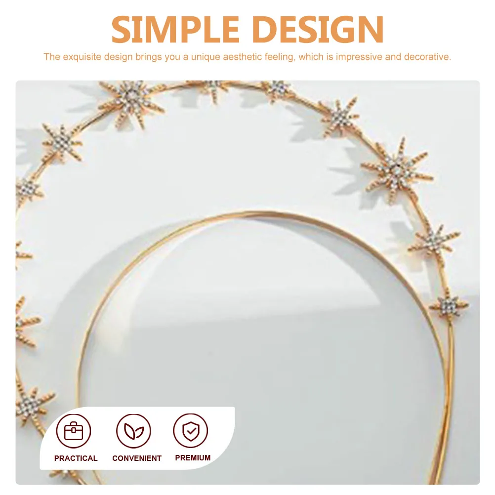 

Rhinestone Bridal Hairband Elegant Wedding Headpiece Exquisite Headband Decor for Bride Party Hairband Bridal Headband