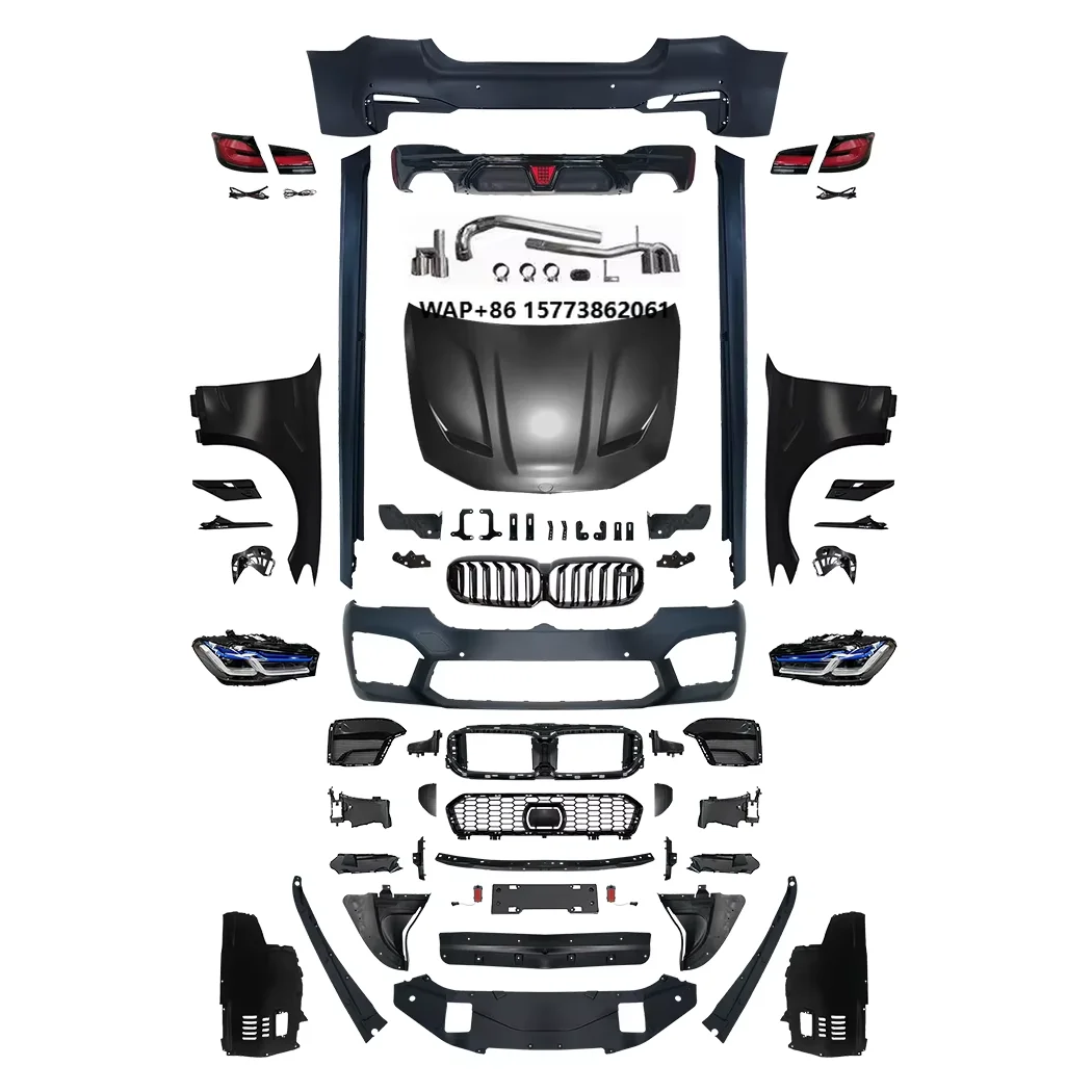 

5 Series F10 Upgrade to G30 M5CS Bodykit for 2021 Front Bumper Rear Bumper Front Grille Car Body Parts