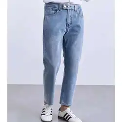 2024 Straight Business Pant Men Dress Trouser High Quality Double Pleated Jeans Straight Leg Pant Naples Men's Social Trousers