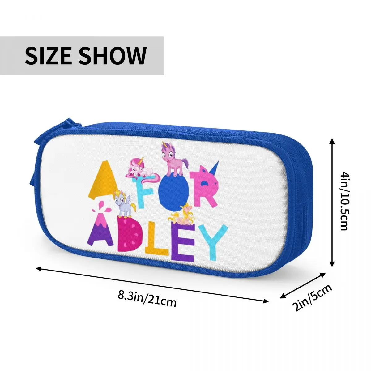 귀여운 귀여운 Catroon A Adley 연필 케이스 연필 케이스 펜 상자 어린이 대용량 가방 학교 용품 선물 문구