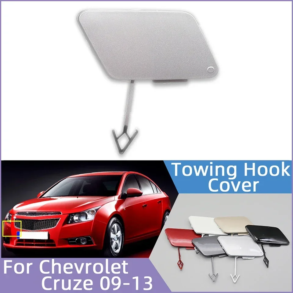 

For Chevrolet Cruze 2009 2010 2011 2012 2013 Front Bumper Tow Hook Eye Cover Lid Auto Towing Hook Hauling Trailer Cap Garnish