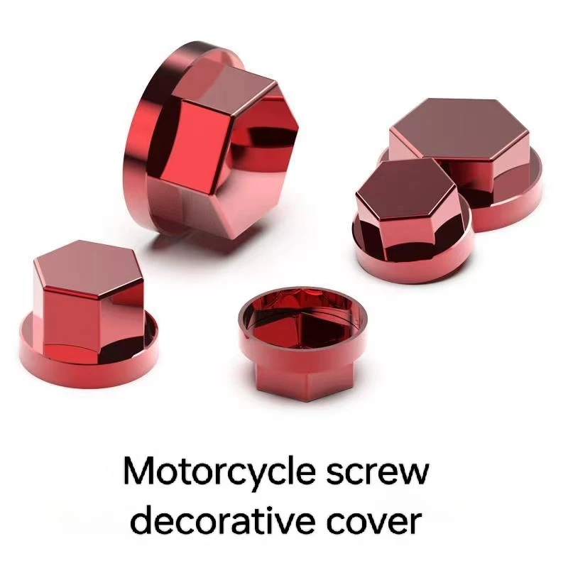 Universal Motorcycle Screw Decorative Cover Prevent Screws from Rusting Beautify Motorcycles Multicolor Screw Cap