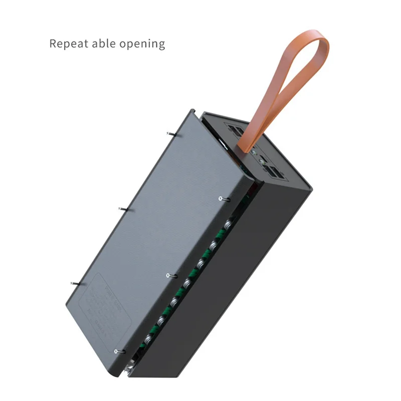 Portable DIY Power Bank Case For 21*18650 Batteries Portable External Battery Box For Mobile Phone Charging D21