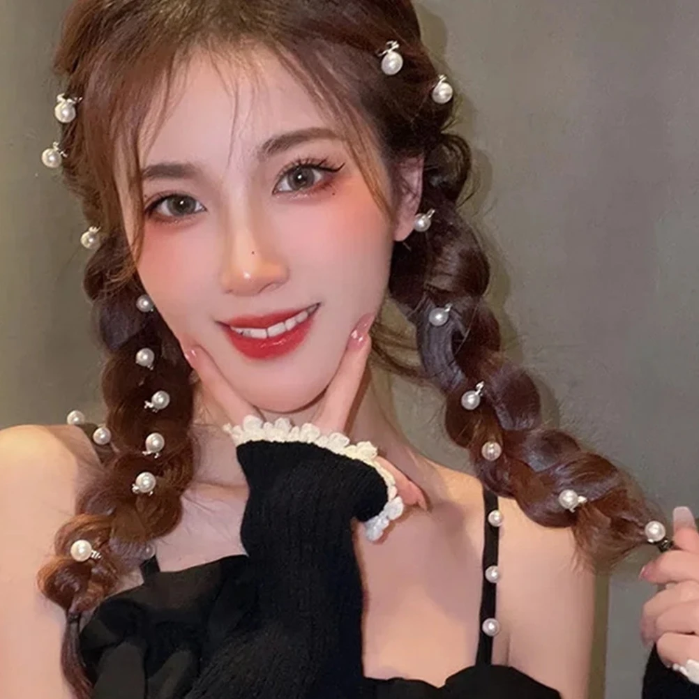 

10 pcs Hair Clips Mini Plastic Braid Accessories Women Girls Elegant Hairstyle Bridal Wear Charming Creative Design Easy