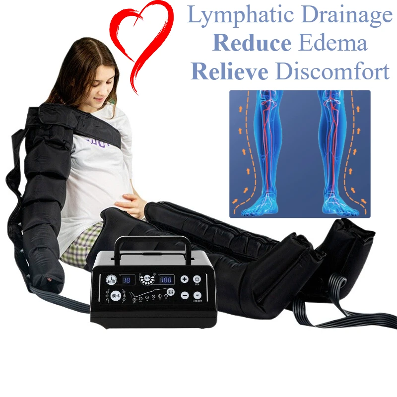 Multi-Functional Air Compression Leg Massager - Automatic Kneading Foot Pressure Therapy for Hemiplegic Elderly