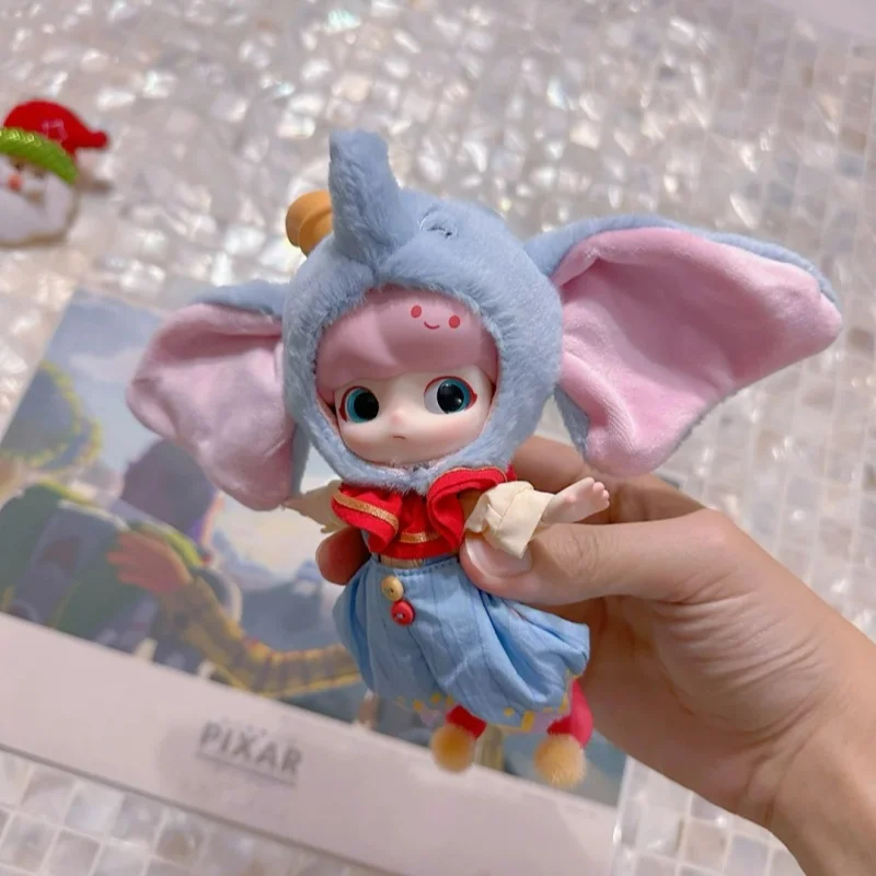 [in Stock] Genuine Popmart Cute Dimoo X Dumbo Co Branded Trendy Doll New Model Doll Collection Toy Christmas Gift