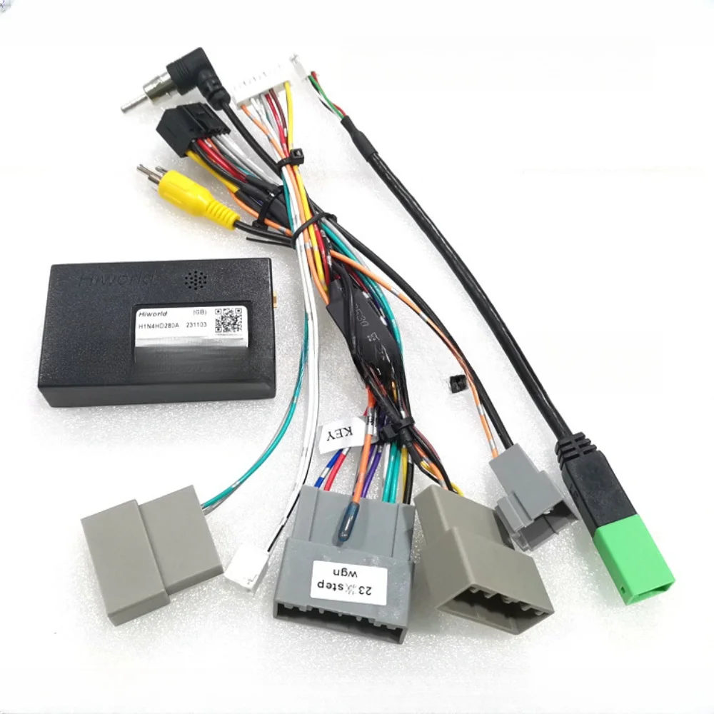 Android Car Radio Canbus Box Decoder Wiring For HONDA Stepwgn 2023 Harness Adapter Power Cable