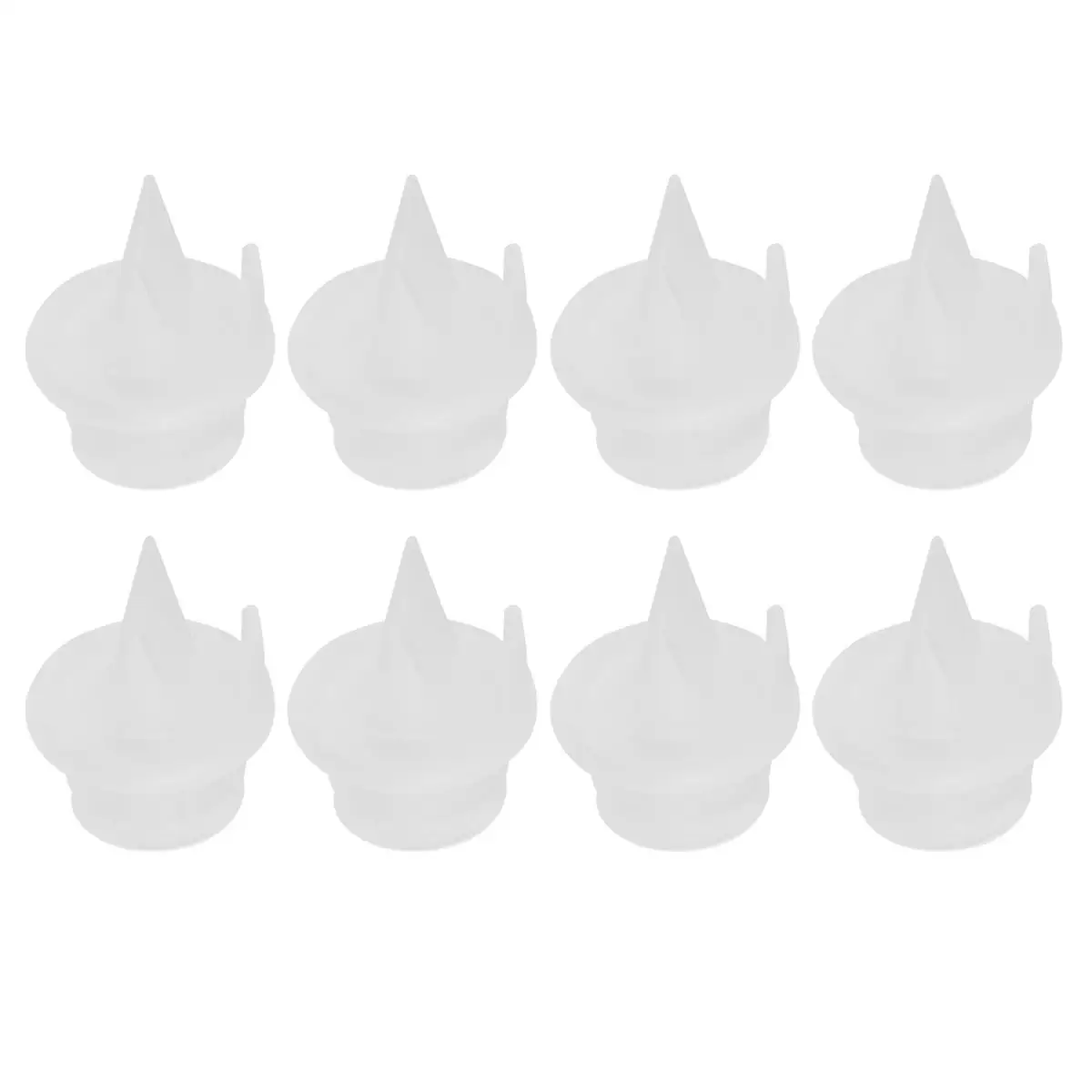 8 Pcs Breast Pump Duckbill Valet Duckbill Valve Silicone Counterflow Electric Manual Pump Replacement Accessories