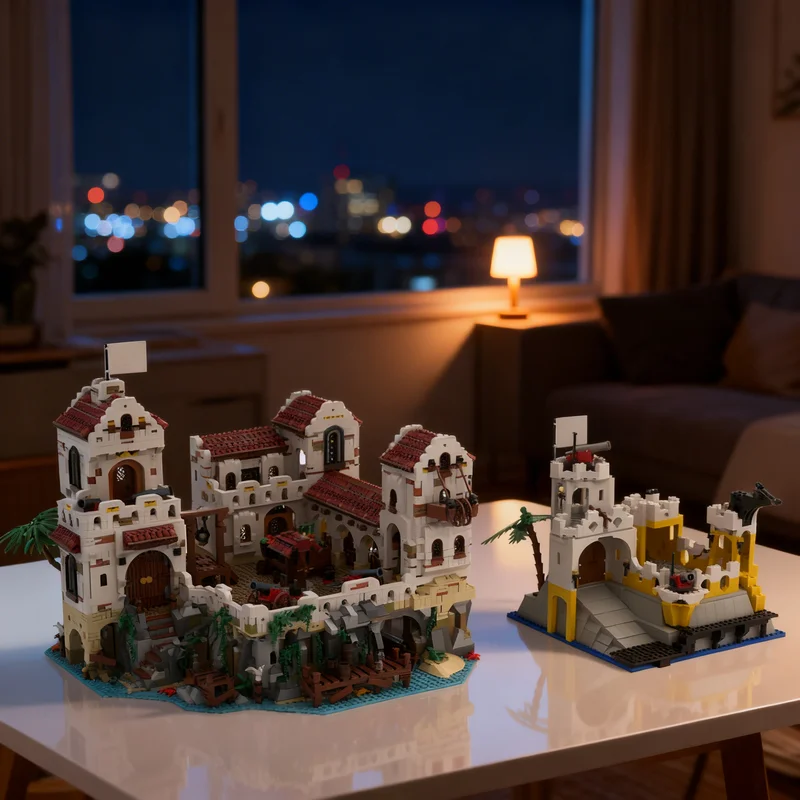 

4982pcs MOC Eldorado Fortress Of Pirates Model Building Blocks Creative Display Gift Collectible Decor Kids Premium Adult Desk