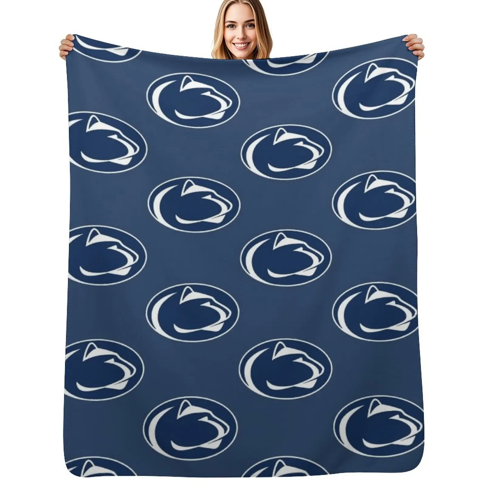 Erie Lions (Pennsylvania) Throw Blanket Multi Purpose Soft Warm Blanket for Home Travel