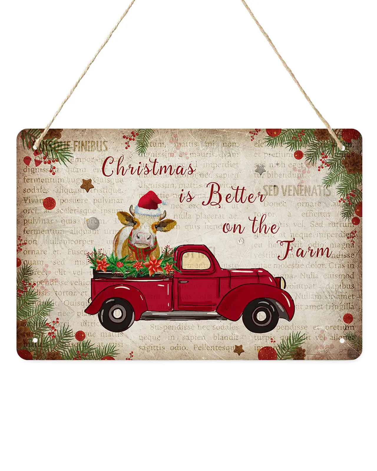 Металлический жестяной знак, Настенный декор в стиле ретро, фермерский дом, корова с машинкой, жестяные знаки для фотографий, кофейный бар, винтажный Let