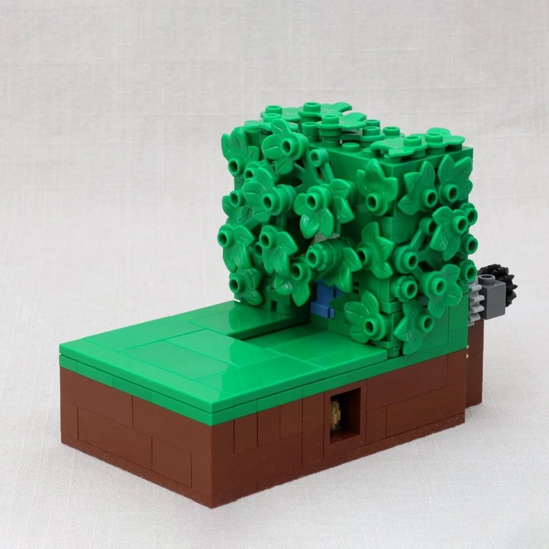 MOC-222538 bloques de construcción Homer respaldo en los arbustos tecnología ladrillos cumpleaños Navidad vacaciones regalos DIY juguetes para adultos