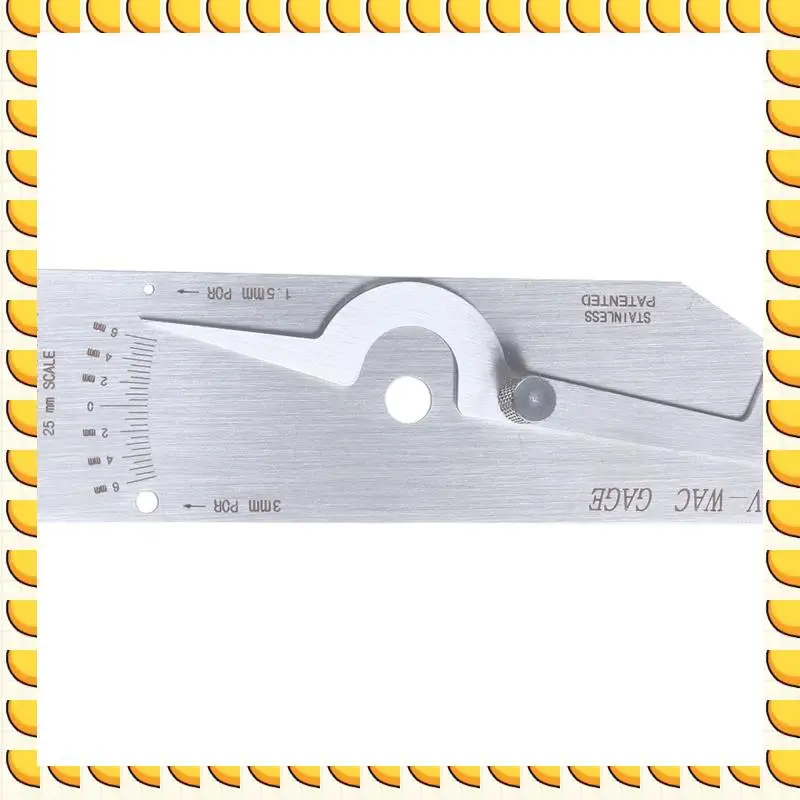 

BAAU 4X V-WAC Biting Edge Welding Gauge Welder Welding Inspect Metric Single Weld Gage