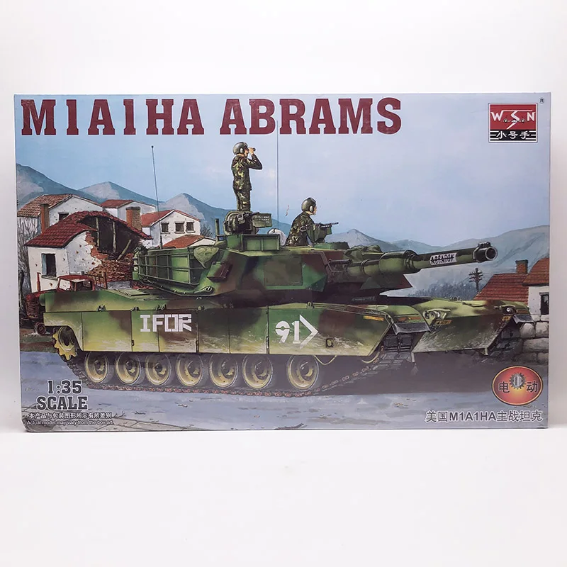 

1: 35 Modern M1A1Ha Main Battle Tank Military Assembly Model Chariot Armored Vehicles