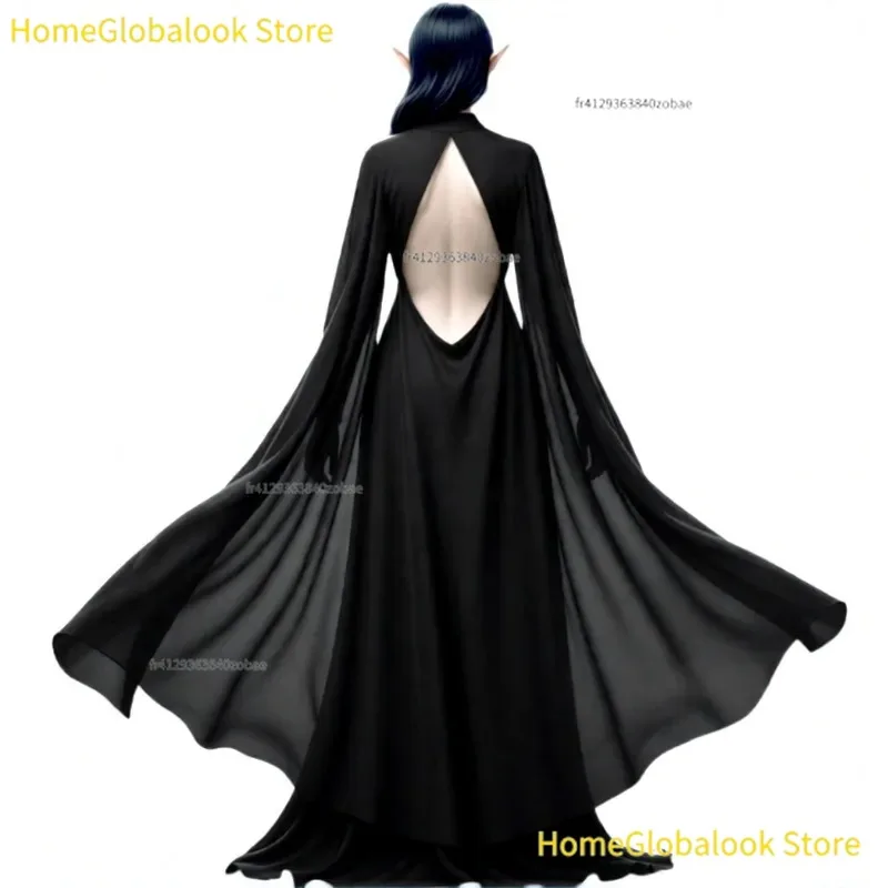 Damen-Halloween-Umhang im mittelalterlichen Stil, Feen-Umhang, gotischer Wicca-Umhang, Elfen-Hexen-Braut-Cosplay, viktorianischer Prinzessinnen-Umhang, leichtes Kostüm-Accessoire für Karneval,