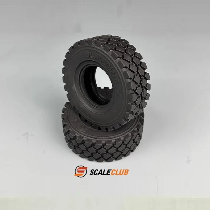 Scaleclub Model 1/14 95MM Diameter Off-road Truck off-road Trailer Band Militaire Vrachtwagen Band Voor Auto onderdelen Rc Truck Trailer