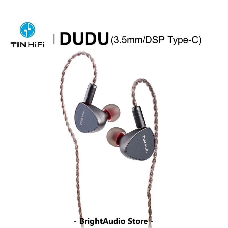 

TINHIFI DUDU 1DD Dynamic Driver In-Ear Earphone IEM 3.5mm DSP Type-C Newly Developed 13mm True Flat Diaphragm Unit Earbud