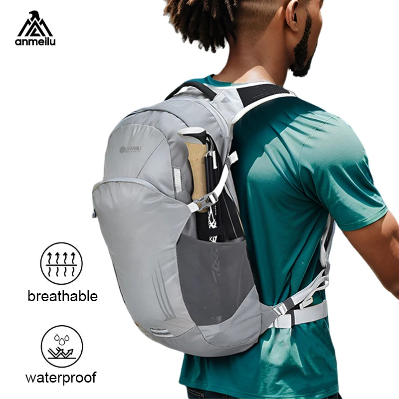 

Anmeilu Outdoor Leisure Travel Backpack Men Women Waterproof Sport Climbing Road Cycling Climbing Hydration Backpack