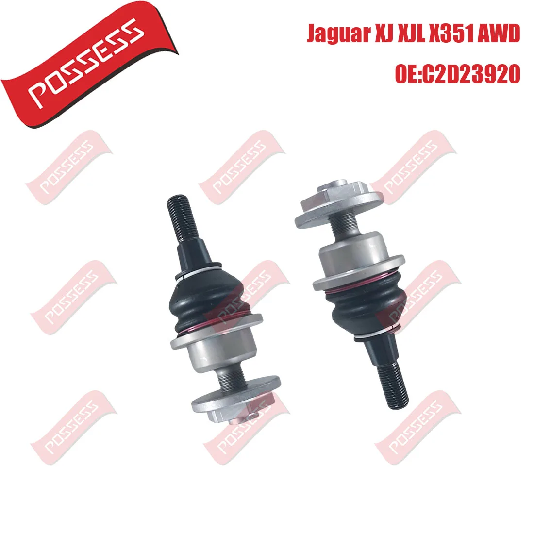 A Pair of Front Lower Suspension Control Arm Ball Joint For Jaguar XJ X351 XJL X351 2010-/ All Wheel Drive 4WD