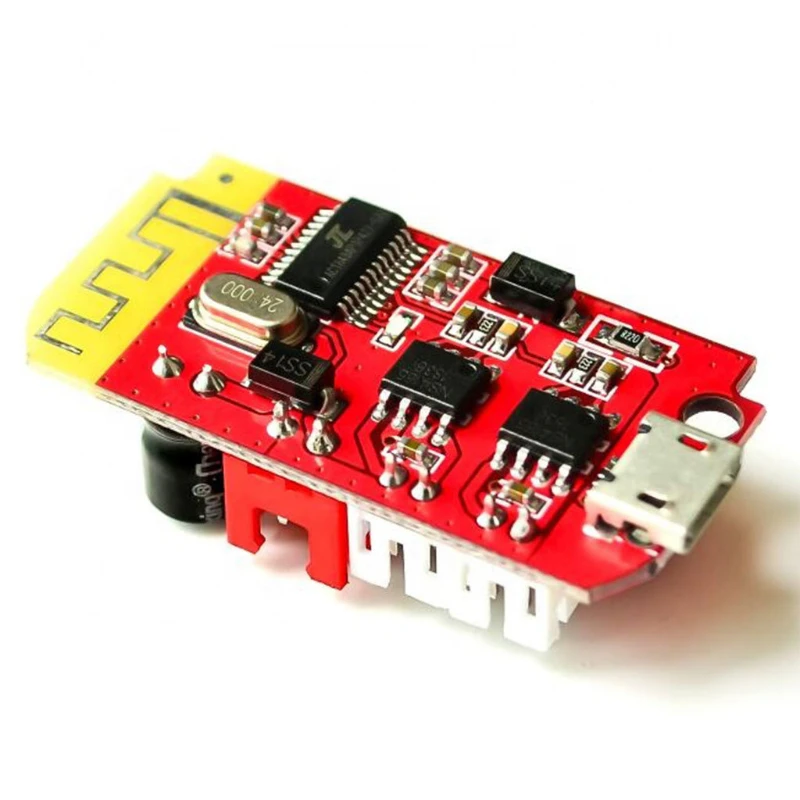 CT14 Micro 4.2 Stereo Bluetooth Power Amplifier Board Module 5VF 5W+5W Mini with Charging Port for Refitting Idle Sound Box