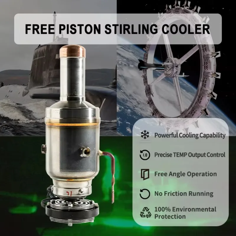 Refport Minus 130 Degree Stirling Cooler  -130C  Free-Piston Stirling Cooler Stirling Super Fast Cooling