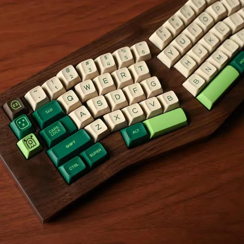 180 Keys Double Shot PBT Keycaps SA Profile Vintage green  Keyboard Keycaps for Gateron MX Switches Mechanical Gamer Keyboard