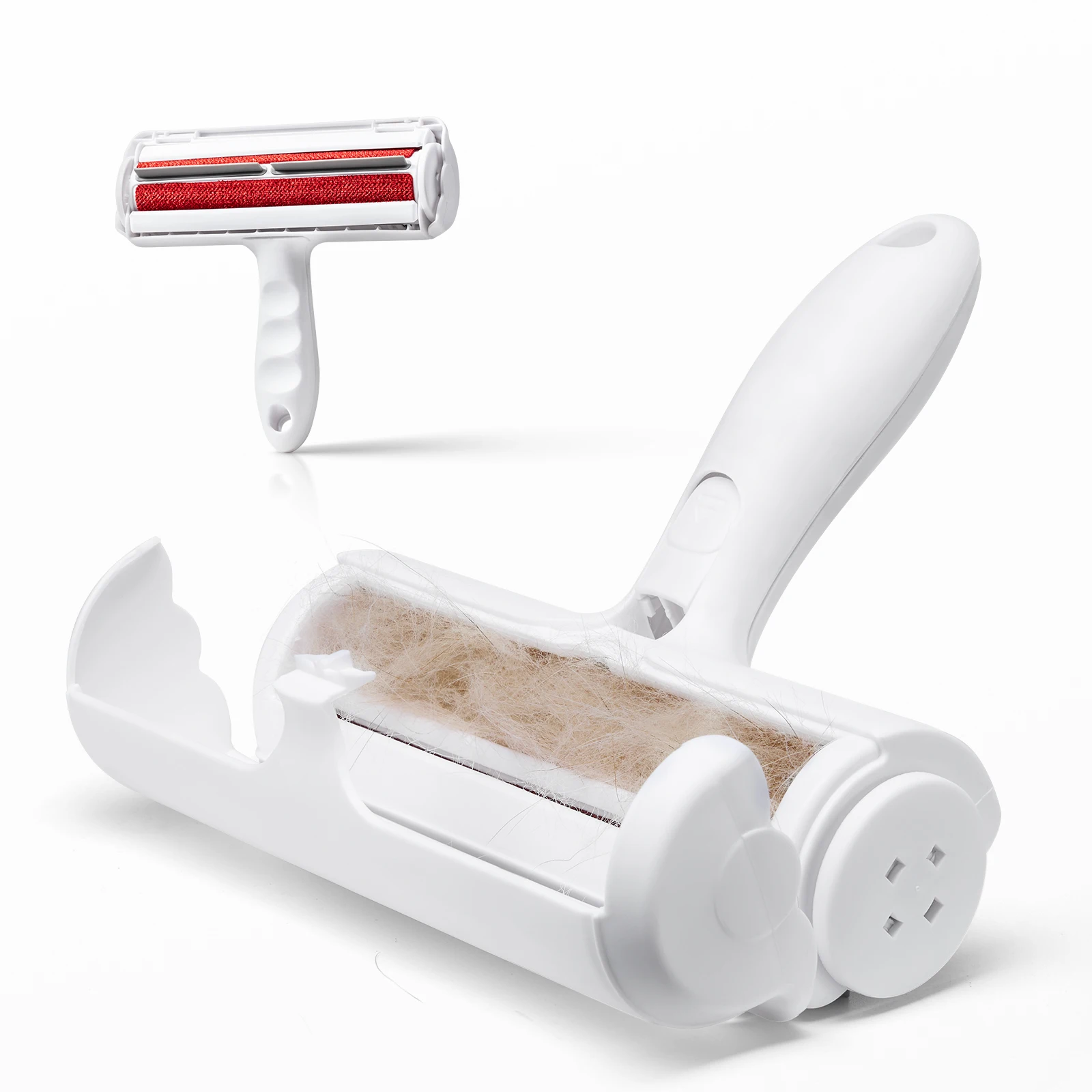 Rol Penghilang Bulu Hewan Peliharaan Rol Serat Dua Sisi yang Dapat Digunakan Kembali untuk Pakaian Furnitur