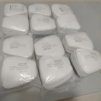 5N11 ฝุ่นผ้าฝ้ายกรองกระดาษ 501 สําหรับ 3M 6001/6200/7502/6800 พ่นสารเคมีภาพวาดหน้ากากแก๊สอุปกรณ์เสริม