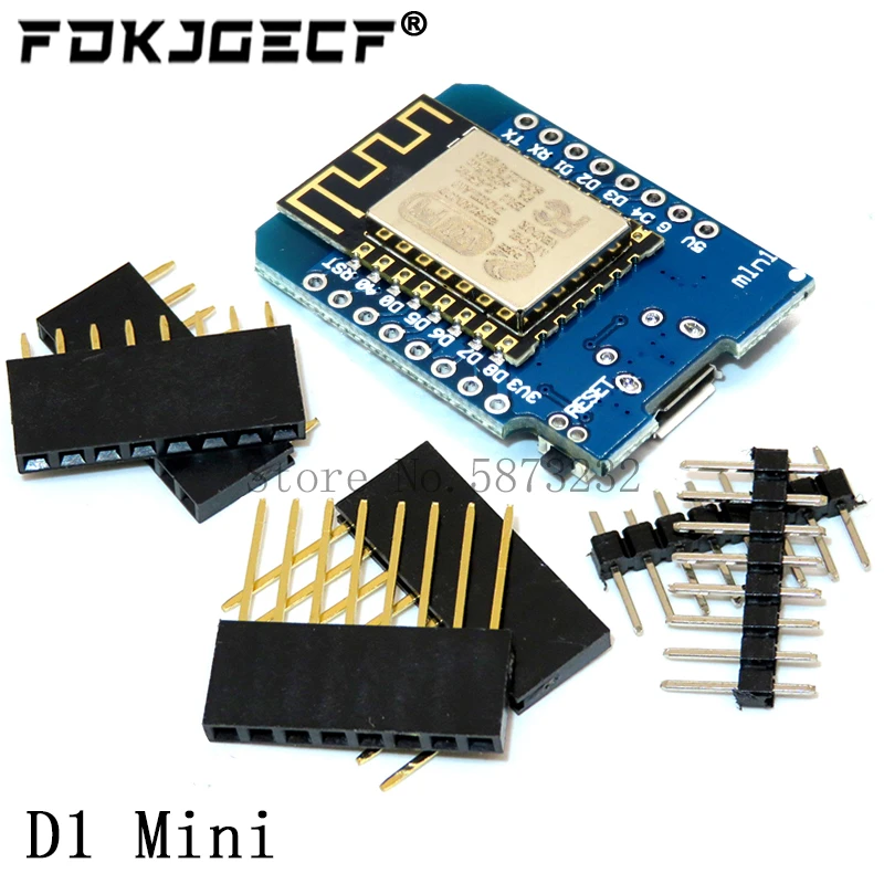 ESP8266 D1 Mini Pro V3.0 Wifi Development Board Nodeu WS2812 RGB DHT11 DHT22 AM2302 Relay DS18B20 BMP180 Motor For Wemos Diy Kit