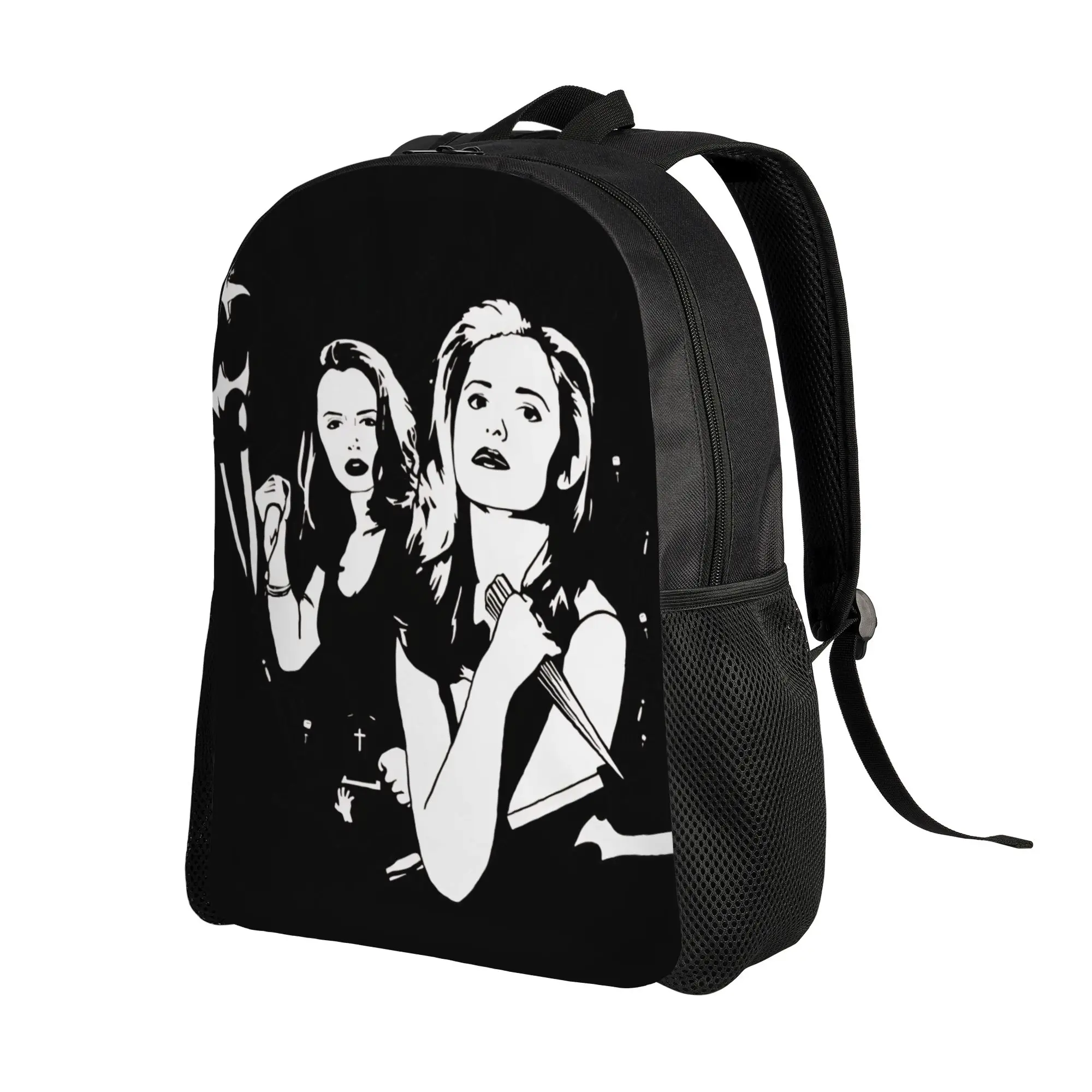 Welcome to the Bad Girls Backpack for Teenage Student Business Daypack Buffy the Vampire Slayer Laptop Computer Shoulder Bag